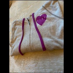 VS Pink Zip Up Hoodie